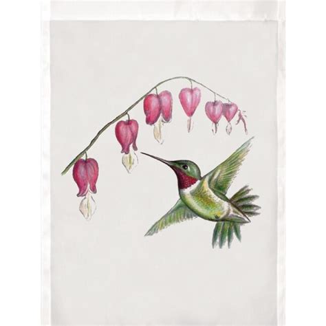 Betsy Drake Interiors Betsy Drake FL030 Hummingbird Flag- 12.5 x 18 in ...