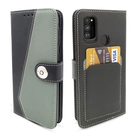 Pikkme Samsung Galaxy M21 2021 / M21 / M30s Flip Cover Magnetic Leather ...
