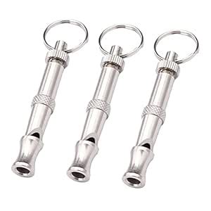 Leadigol 3 Pack Dog Whistle,Whistle Adjustable Sound Supersonic ...