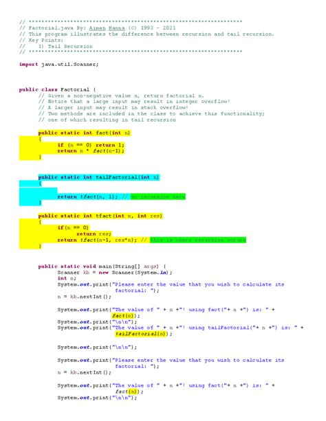 Image result for Factorial Using Tail Recursion