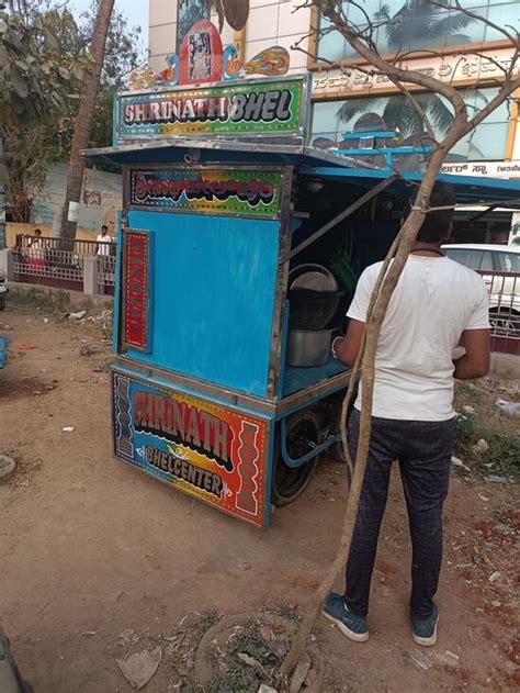 Menu at Shrinaht bhel center, Attibele