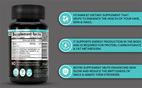 NutriJa Biotin Supplement for Hair Health, Reduce Hair Fall & Boost ...