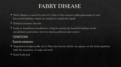 Niemann pick & fabry disease .pptx presentation | PPTX