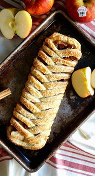 Image result for Apple Puff Pastry Braid