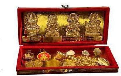 Buy SHRI ASTHA VINAYAK Shri Kuber Bhandari Dhan Laxmi Yantra Brass ...