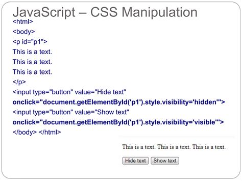 Java DOM Methods 的图像结果