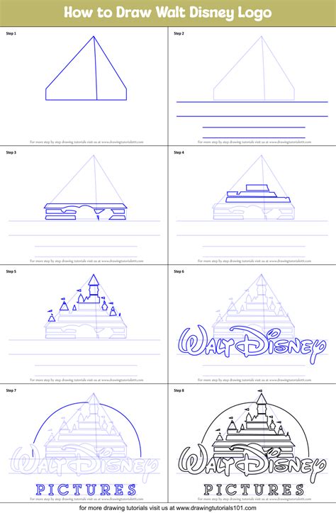 How to Draw a Disney Logo 的图像结果
