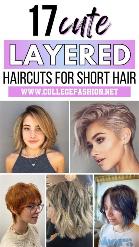 Image result for Short Hair Layered Tutorial