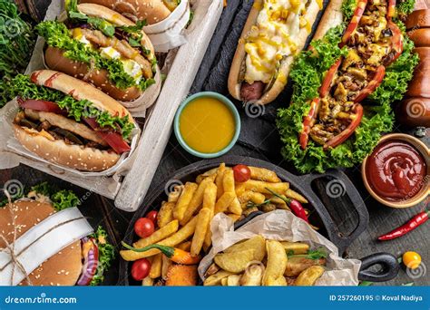 Burgers And Hot Dogs