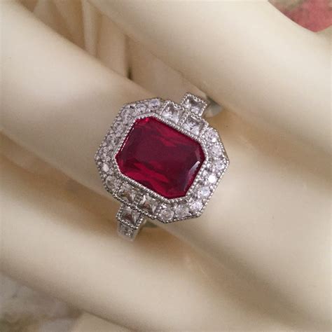 Image result for Small Ruby Ring
