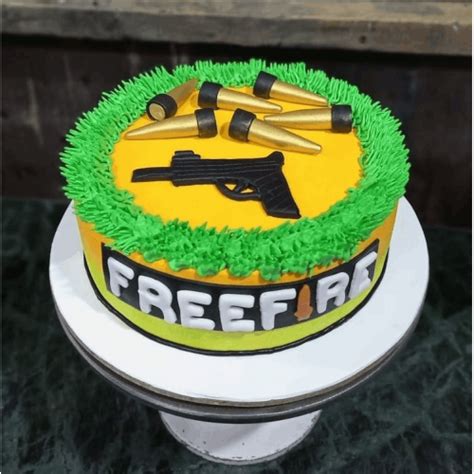 Free Fire Theme Cake Delivery in Delhi NCR