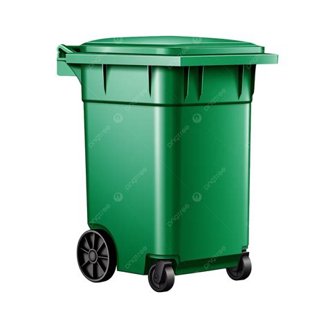 Green Garbage Can Clipart Set Of Recycle Garbage Bins. Blue With