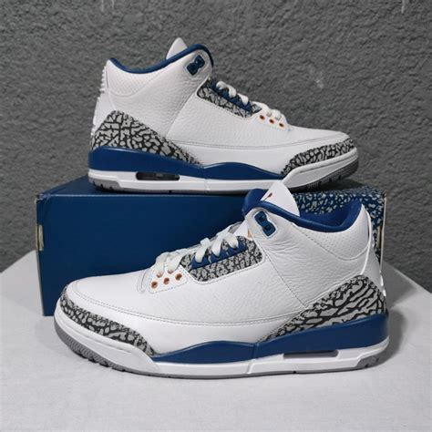 JORDANS 3 WIZARDS usm 8.5 on Carousell