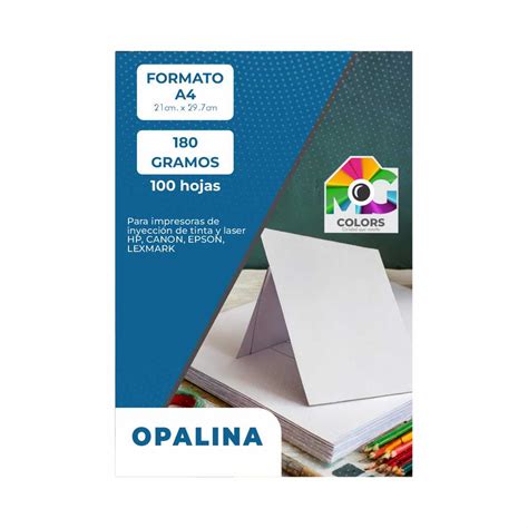 Opalina de 180 • 220 y 250 gramos – Papeleria MILGER
