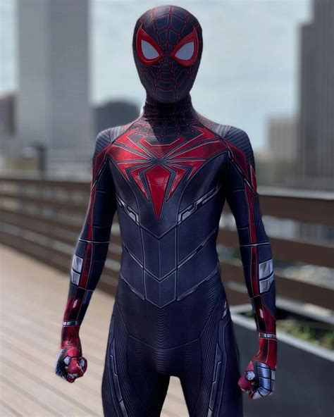 PS5 Miles Morales Advanced Tech Spider-man Cosplay Costume - Etsy