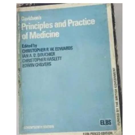 DavidsonS Principles And Practice Of Medicine 17th Edition By Ian A D ...