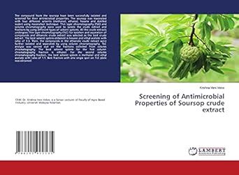 Screening of Antimicrobial Properties of Soursop crude extract ...