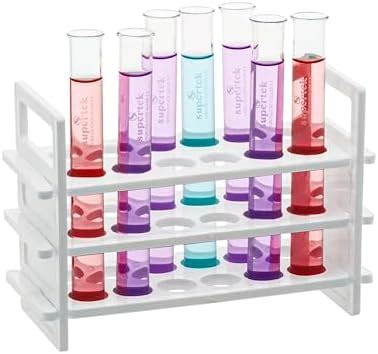 Supertek Stand for test tube | Rack (3 Tier) 18 mm x 12mm Tubes ...