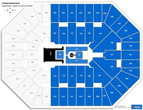 Target Center Concert Seating Chart - RateYourSeats.com