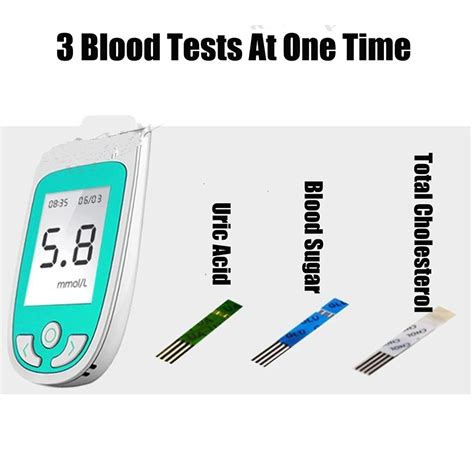 Xilala Multi Function Blood Blood Tester 3 In 1 Cholesterol ...
