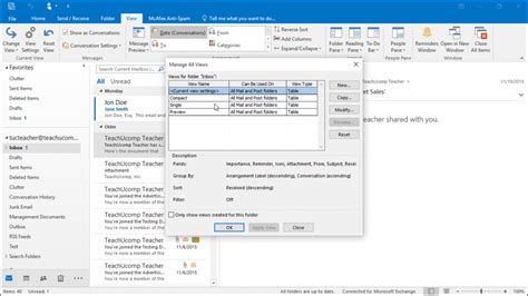 Outlook Inbox Settings 的图像结果