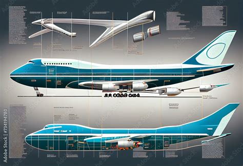 Image result for B 747 Model Side View