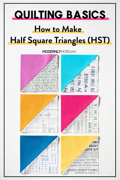Quarter Square Triangle Chart Notion Review: Quilt In A Day 6 1/2″