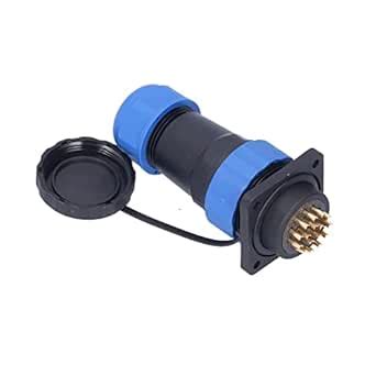 Industrial Connector Adapter, Aviation Plug Socket SP28 AC380V Square 4 ...