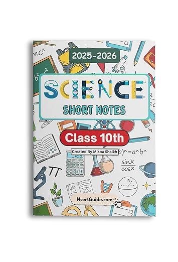 Class 10 Science Short Notes 2025–26 | Handwritten Colorful Study Book ...