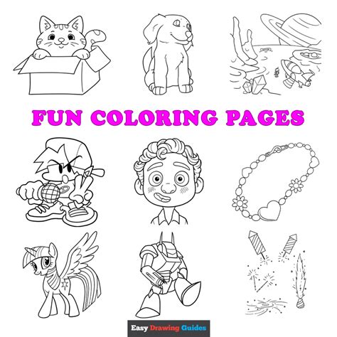 Free Printable Fun Coloring Pages for Kids