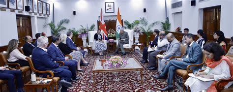 Members of Scottish Parliament call on Vice President Jagdeep Dhankar