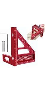 Serplex® Drawing Line Ruler L-Rule Woodworking Ruler 45° /90 ° Drawing ...