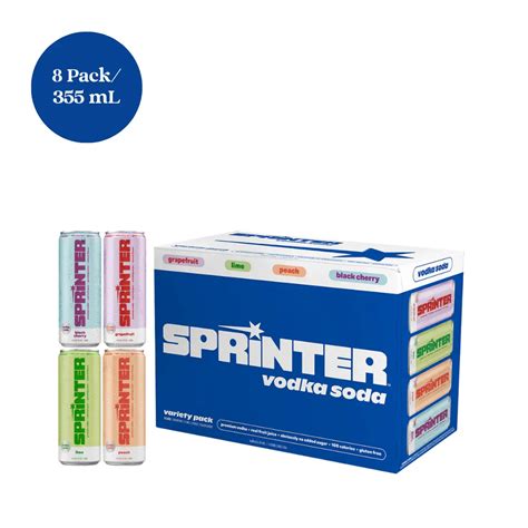Sprinter Vodka Soda Variety Pack 8pk 355mL Cans – MMWL