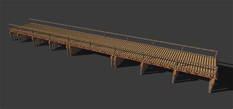 生态原木桥SU模型 | 铅笔汇-高品质SU模型交流分享平台