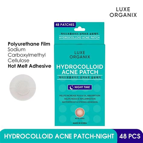 LUXE ORGANIX, Hydrocolloid Acne Spot Patch Night | Watsons Philippines