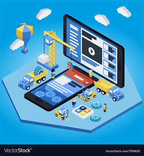 Image result for Mobile Developer Vector