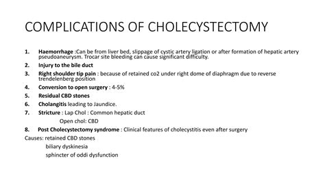 CHOLECYSTECTOMY - ANATOMY, TYPES, SURGICAL STEPS, ERRORS , TROUBLESHOOTING, COMPLICATIONS AND ... - what triggers sphincter of oddi pain