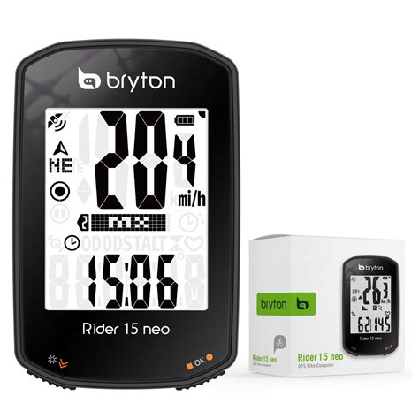 Bryton Rider 15 neo GPS Bike/Cycling Computer Device Only: Twist ...