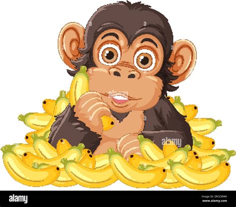 Banana Monkey Clip Art Cartoon Monkey Cartoon Monkey With Banana