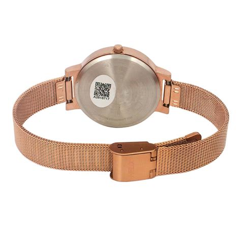 Helix By Timex Pink Round Analog Stainless Steel Watch Women -TW041HL2