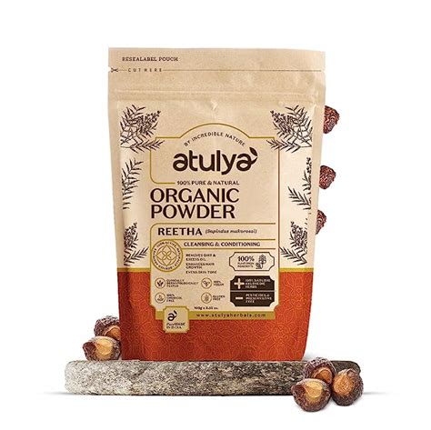 Buy Atulya 100% Pure & Natural Organic Powder Reetha - Remove Dirt ...