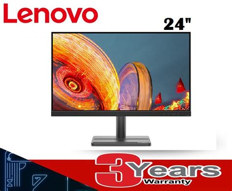 Jual Monitor LED Lenovo L24E L24E-30 24" 1080p VGA HDMI Audio Out Vesa ...