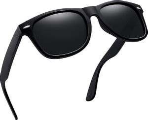 Buy VILENRAY Wayfarer Sunglasses Black For Men & Women Online @ Best ...