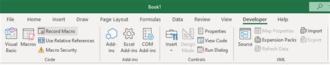 Image result for Excel Developer Tab Missing