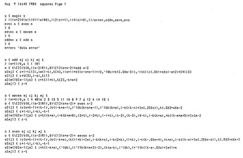APL Tutorial 的图像结果