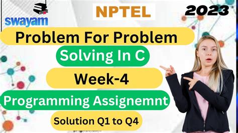 Image result for Week 5 Assignment NPTEL Problem Solving through Programming in C