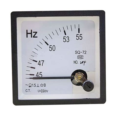 Homely 45-55 Hz 220V Analogue Panel Frequency Meter Hertz Indicator for ...