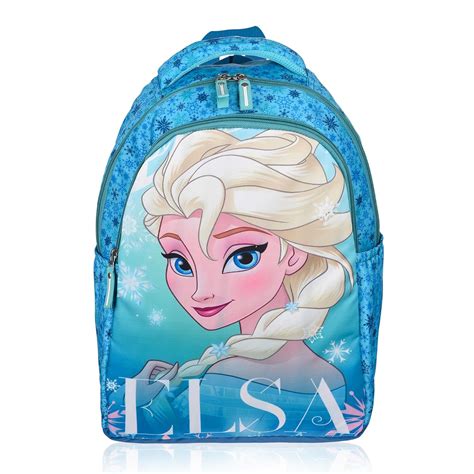 Buy Kuber Industries Disney Elsa Backpack | 18L School Backpack for ...