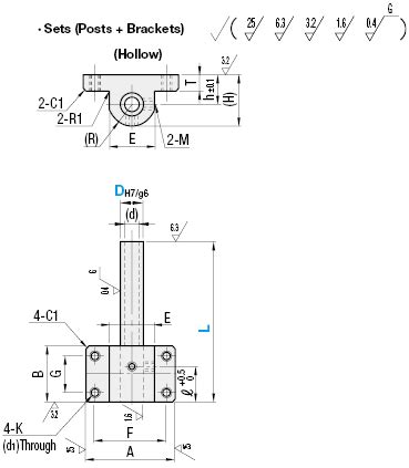 Device Stands - Side Mounting, Compact (Hollow) | MISUMI | MISUMI India