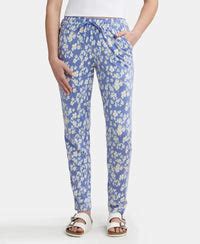 Buy Micro Modal Cotton Relaxed Fit Printed Pyjama with Side Pockets ...